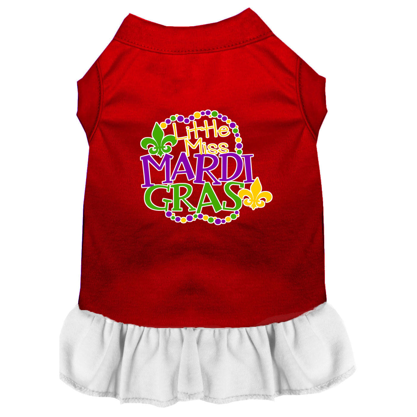 Pet Dress "Little Miss Mardi Gras"