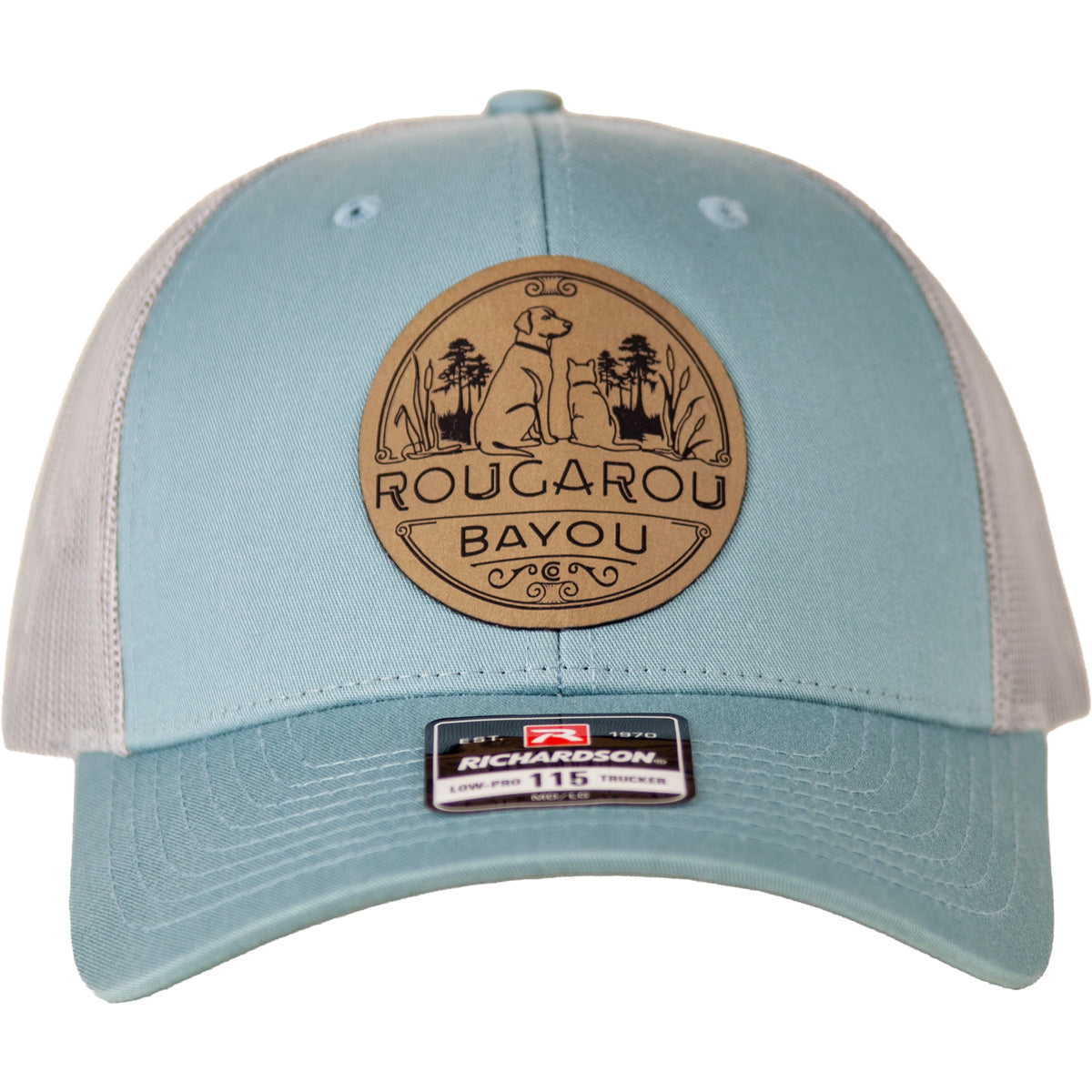 Rougarou Bayou Richardson Low-Profile Smoke Blue/Aluminum Logo Hat
