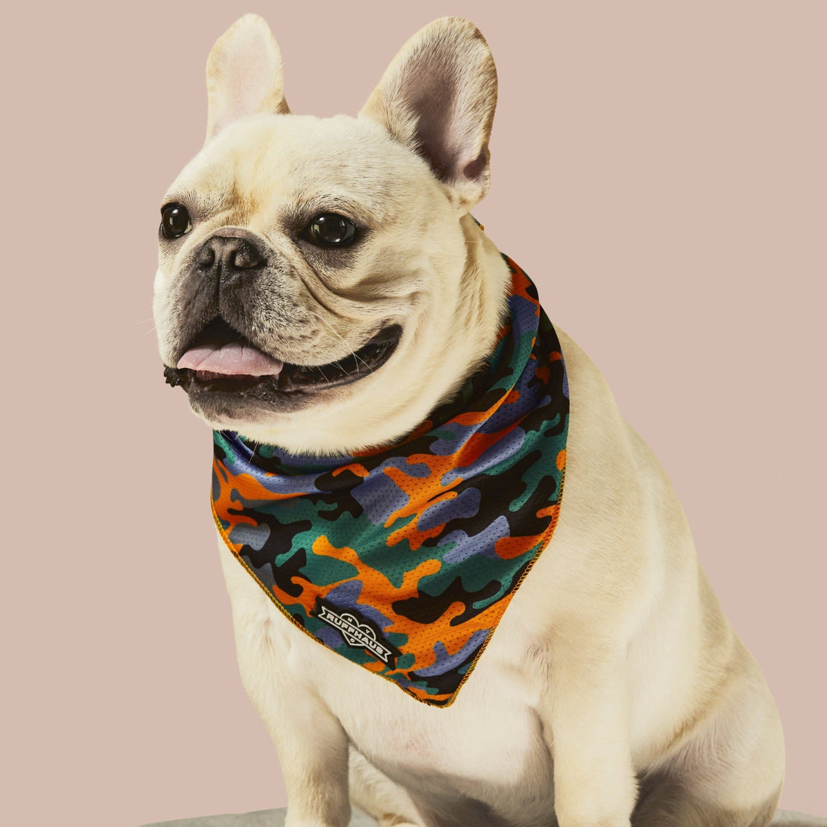 Camo QT Orange Cooling Bandana