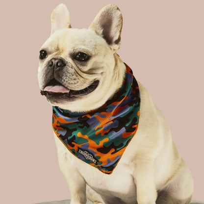 Camo QT Orange Cooling Bandana