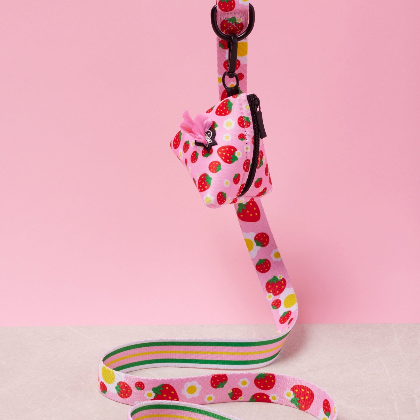 Strawberry Poop Bag Holder