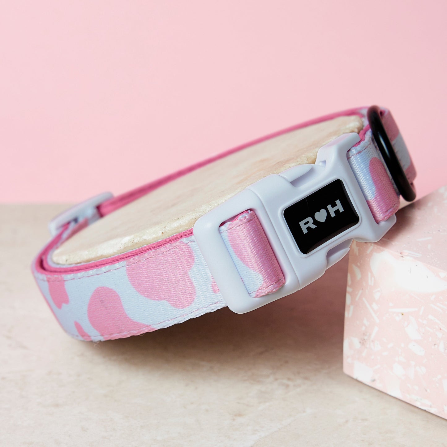 Pink Moo'd Collar & Bowtie