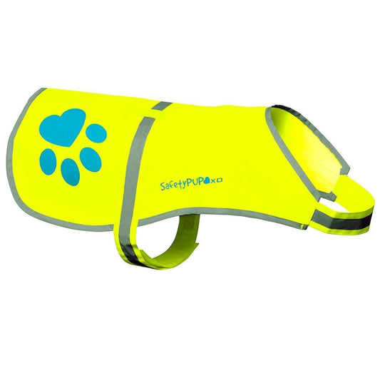 Reflective Dog Safety Vest Hi-Vis XL Size Neon Yellow