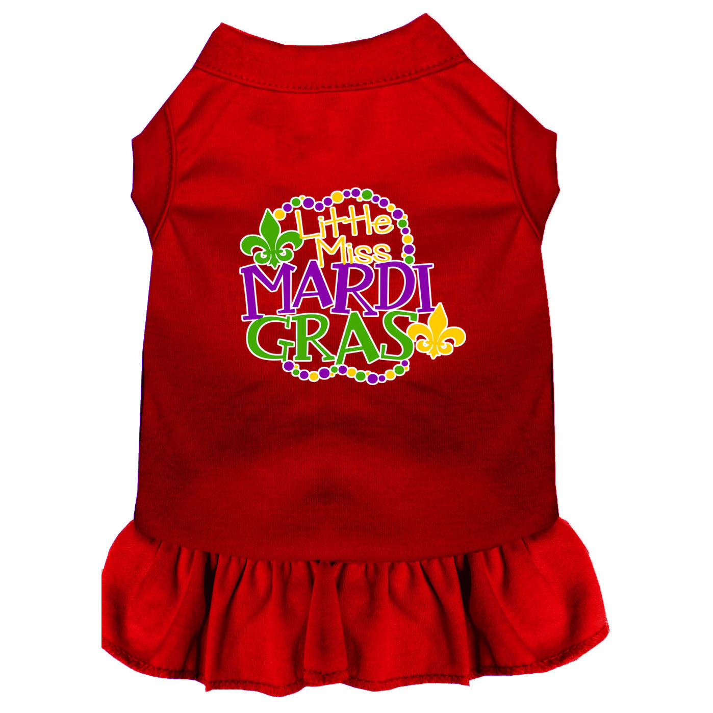 Pet Dress "Little Miss Mardi Gras"