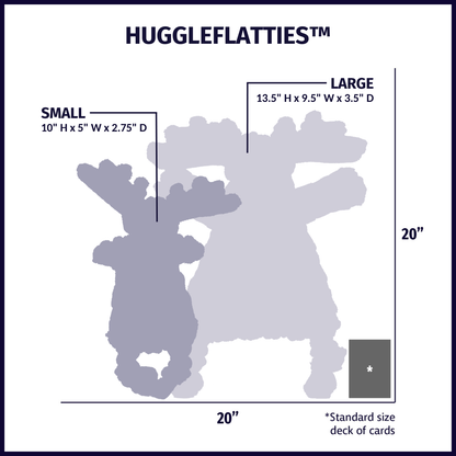 Woodland HuggleFlatties™ Assorted Durable Plush Dog Toys (3pk)