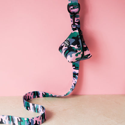 Camo QT Pink Dog Leash