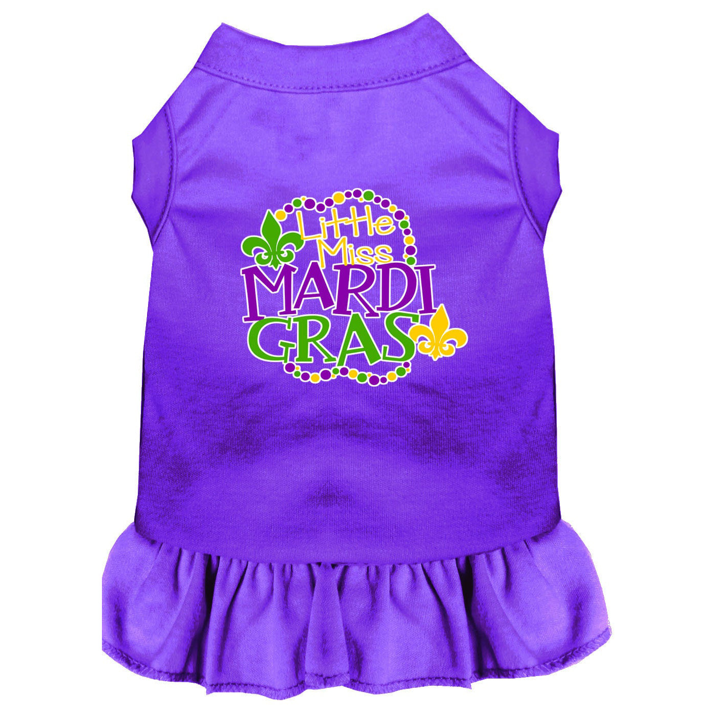 Pet Dress "Little Miss Mardi Gras"