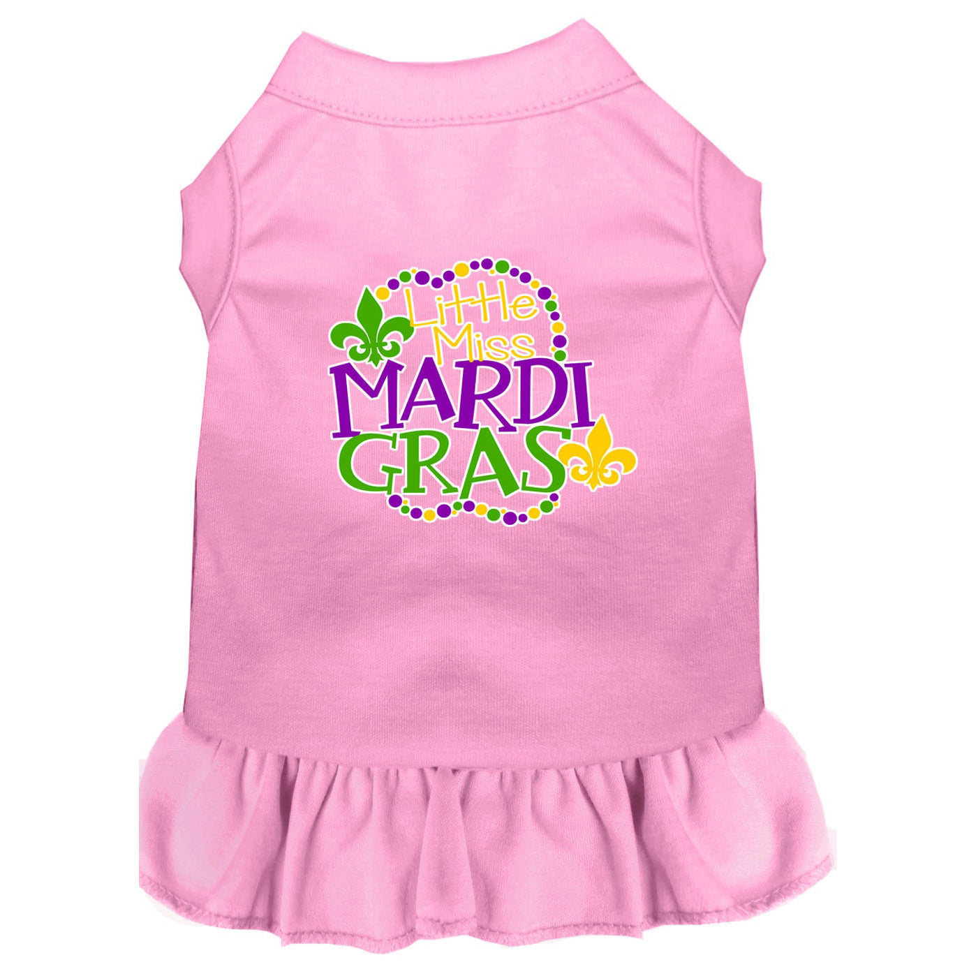 Pet Dress "Little Miss Mardi Gras"