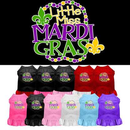 Pet Dress "Little Miss Mardi Gras"