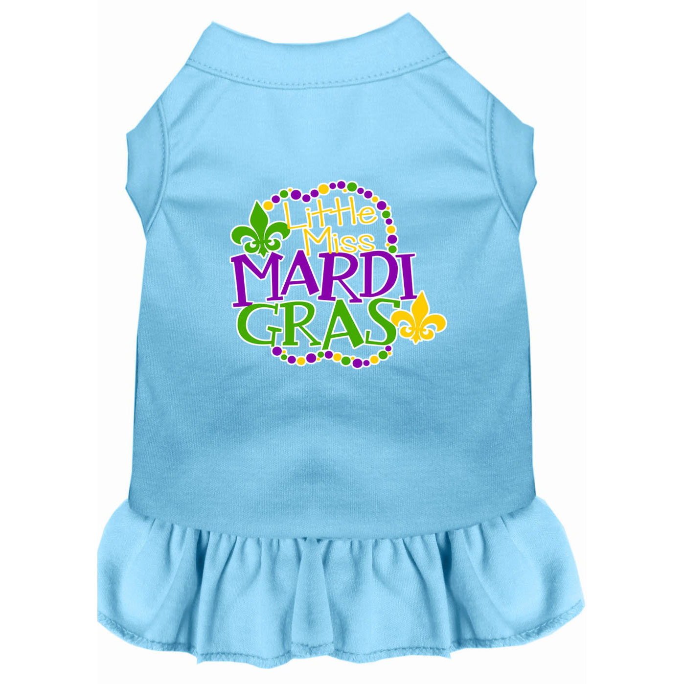 Pet Dress "Little Miss Mardi Gras"