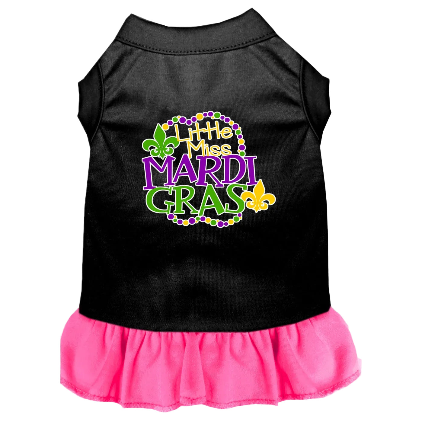 Pet Dress "Little Miss Mardi Gras"